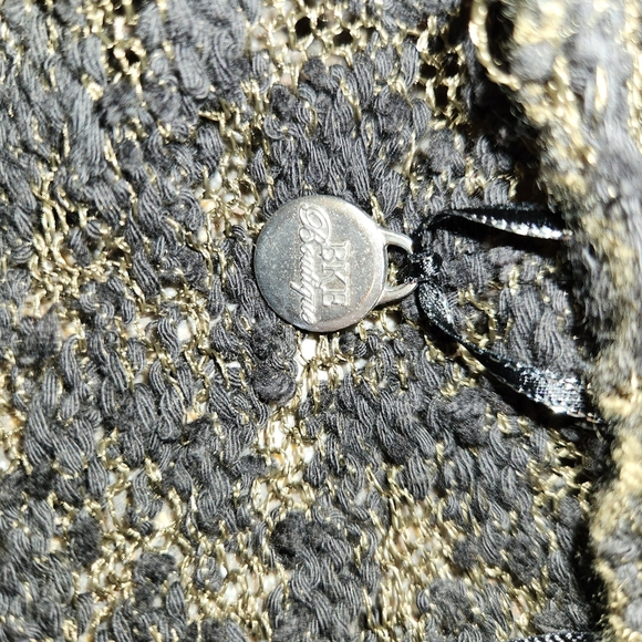 NWOT BKE Boutique Pieced Chiffon Open Weave Flyaway Cardigan Sweater Size S Cute - Picture 8 of 10